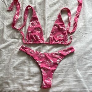 Acacia Swimwear Neon Vintage set